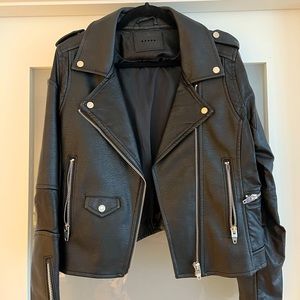 Biker leather jacket